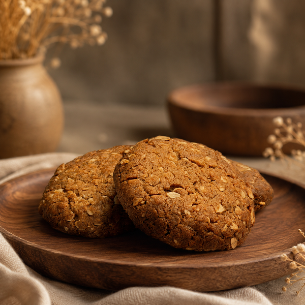 Honey And Oats Cookies
